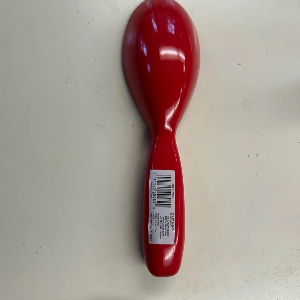 HEB Creamy Creations Original Red Ice Cream Spoon - Picture 5 of 5